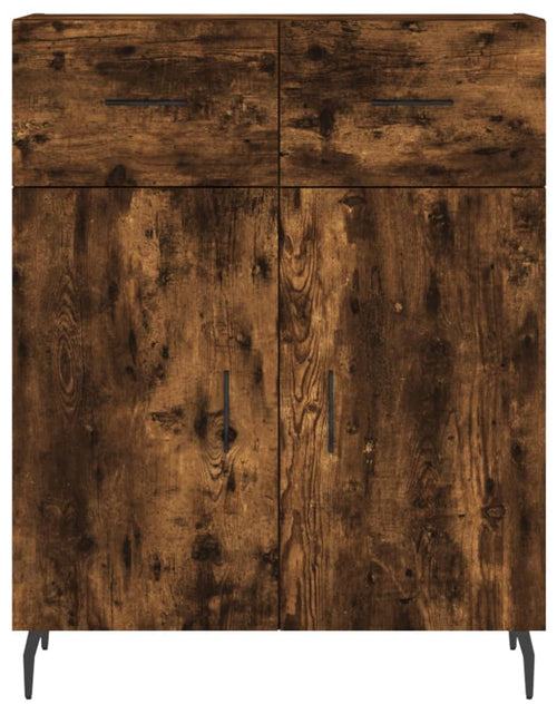 Загрузите изображение в средство просмотра галереи, Servantă, stejar fumuriu, 69,5x34x90 cm, lemn compozit Lando - Lando
