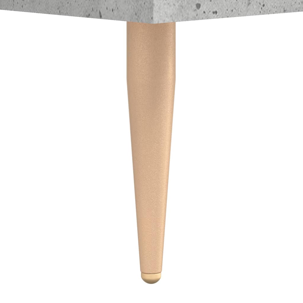 Dulap TV, gri beton, 102x36x50 cm, lemn prelucrat Lando - Lando