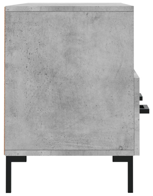 Încărcați imaginea în vizualizatorul Galerie, Dulap TV, gri beton, 102x36x50 cm, lemn prelucrat Lando - Lando

