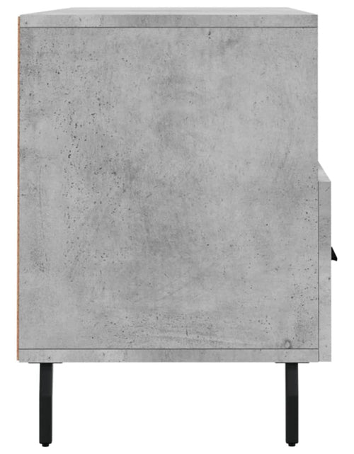 Încărcați imaginea în vizualizatorul Galerie, Dulap TV, gri beton, 102x36x50 cm, lemn prelucrat Lando - Lando
