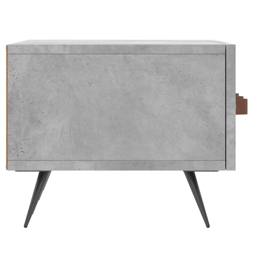 Comodă TV, gri beton, 150x36x30 cm, lemn prelucrat Lando - Lando