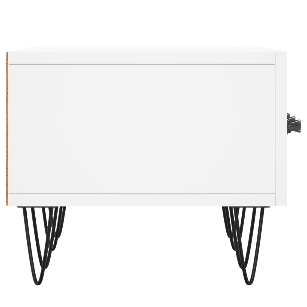 Comodă TV, alb, 150x36x30 cm, lemn prelucrat Lando - Lando