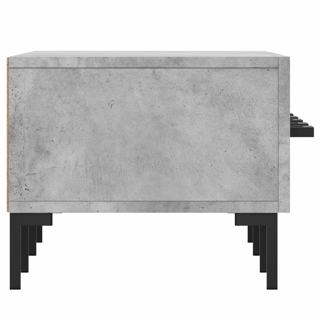Comodă TV, gri beton, 150x36x30 cm, lemn prelucrat Lando - Lando