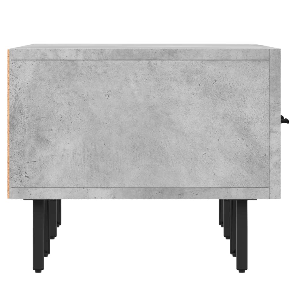 Comodă TV, gri beton, 150x36x30 cm, lemn prelucrat Lando - Lando