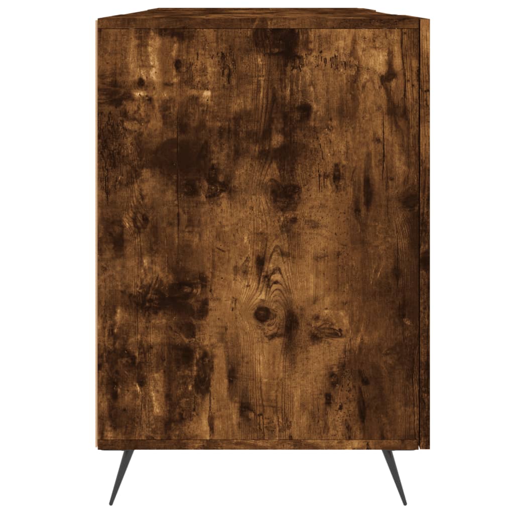 Birou, stejar afumat, 140x50x75 cm, lemn compozit - Lando