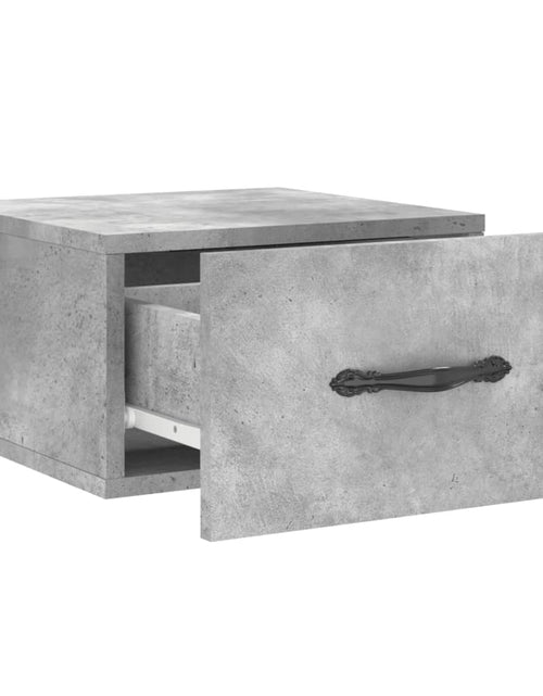 Загрузите изображение в средство просмотра галереи, Noptieră de perete, gri beton, 35x35x20 cm - Lando
