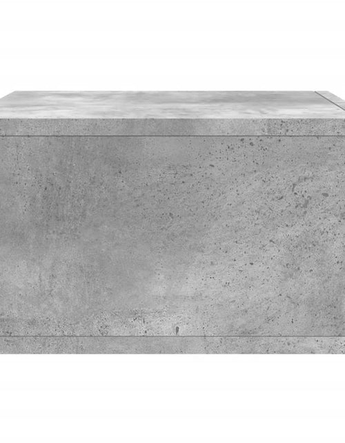 Încărcați imaginea în vizualizatorul Galerie, Noptiere montate pe perete 2 buc. gri beton 35x35x20 cm - Lando
