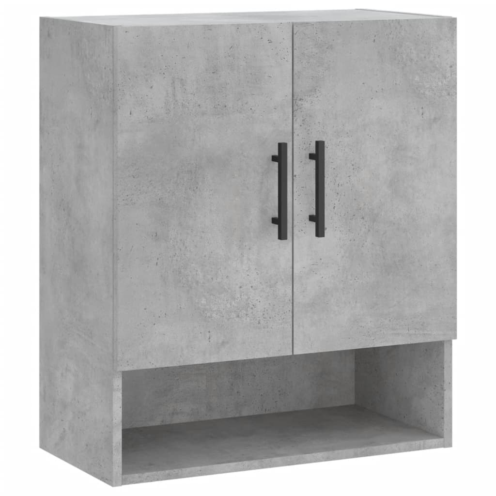 Dulap de perete, gri beton, 60x31x70 cm, lemn compozit - Lando