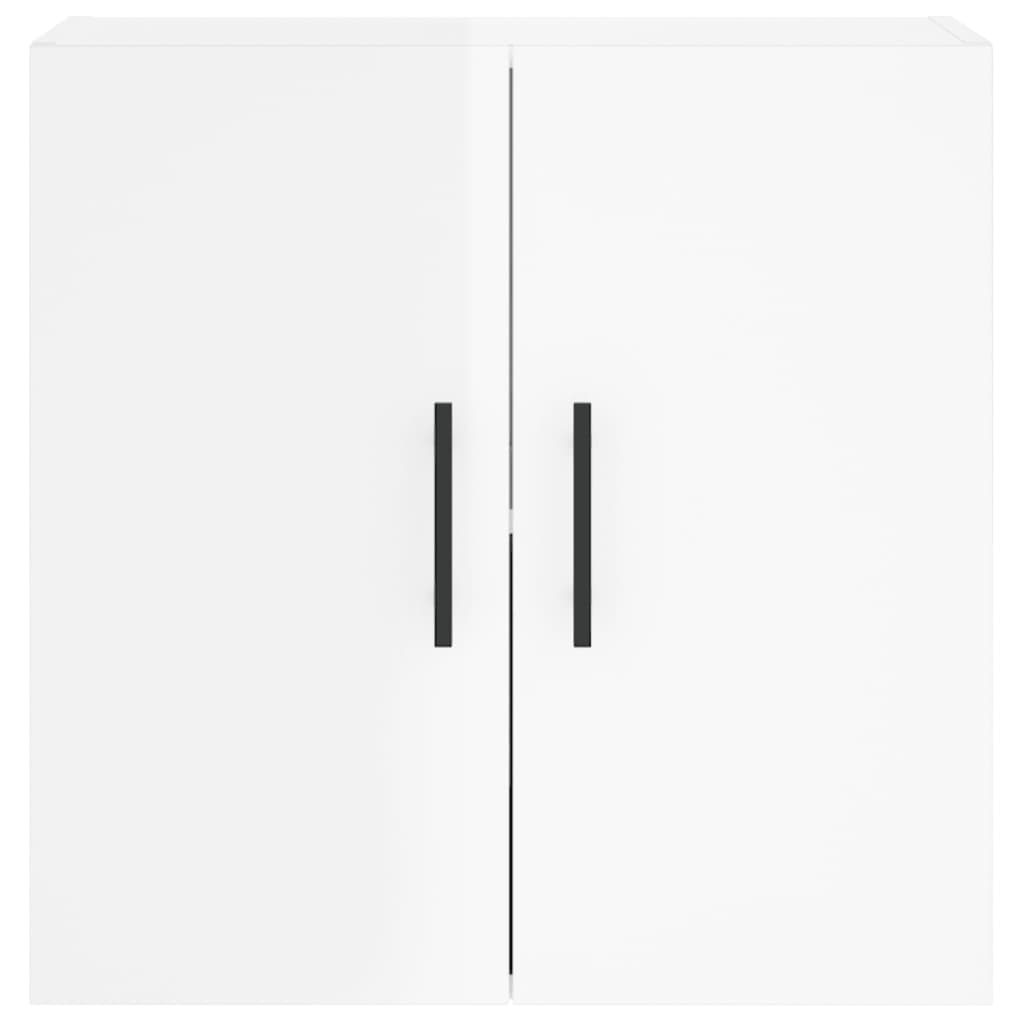 Dulap de perete, alb extralucios, 60x31x60 cm, lemn compozit - Lando