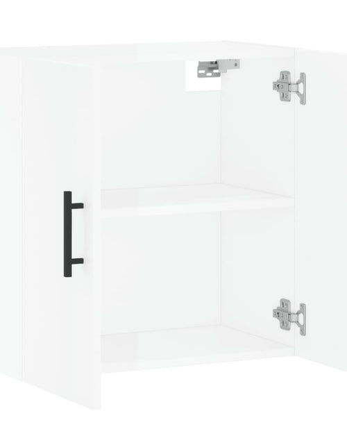 Загрузите изображение в средство просмотра галереи, Dulap de perete, alb extralucios, 60x31x60 cm, lemn compozit - Lando
