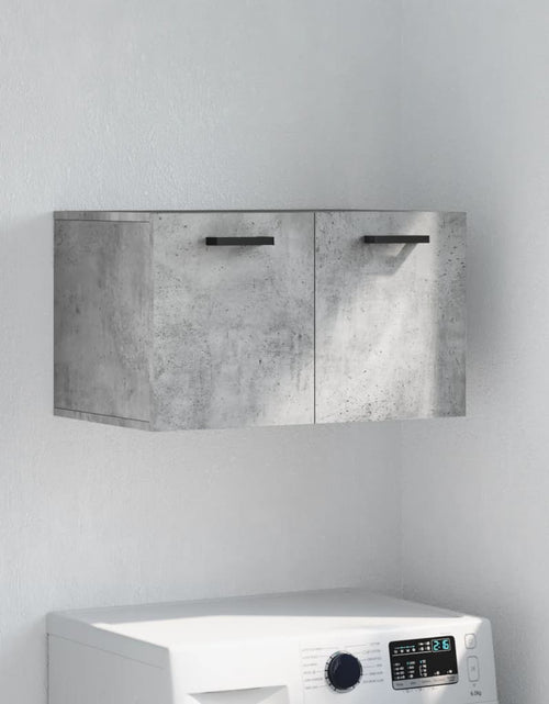 Încărcați imaginea în vizualizatorul Galerie, Dulap de perete, gri beton, 60x36,5x35 cm, lemn prelucrat - Lando
