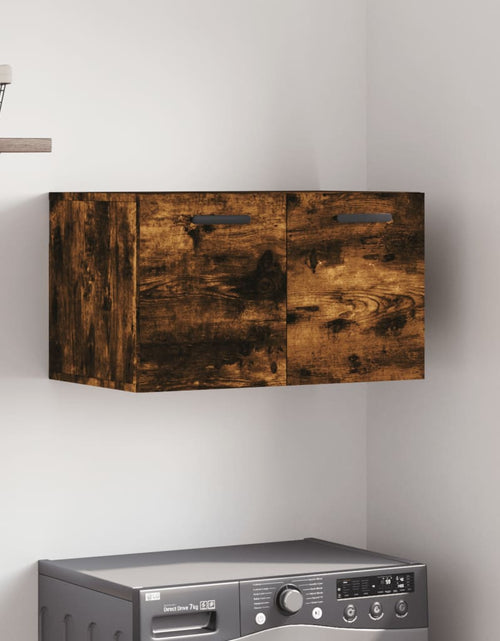 Încărcați imaginea în vizualizatorul Galerie, Dulap de perete, stejar fumuriu, 60x36,5x35 cm, lemn prelucrat - Lando

