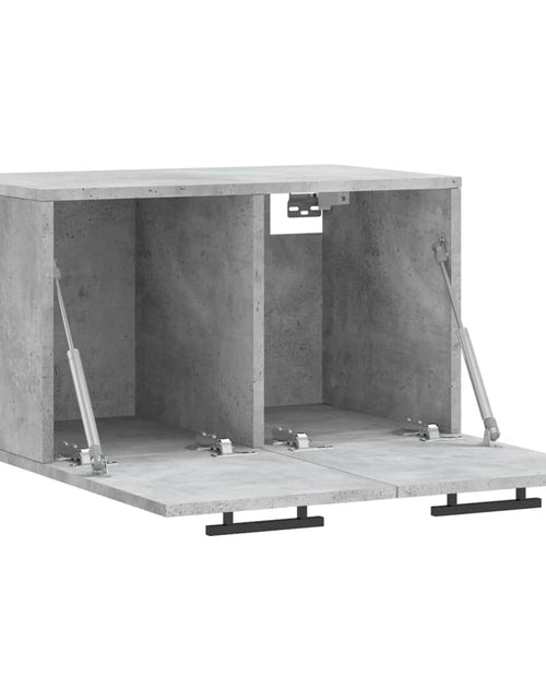 Загрузите изображение в средство просмотра галереи, Dulap de perete, gri beton, 60x36,5x35 cm, lemn prelucrat - Lando
