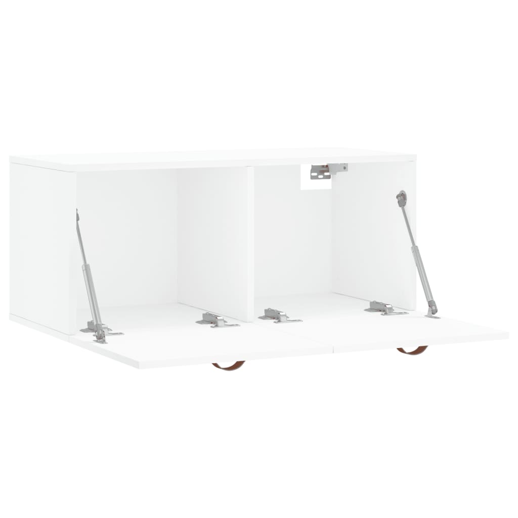Dulap de perete, alb, 80x36,5x35 cm, lemn compozit - Lando