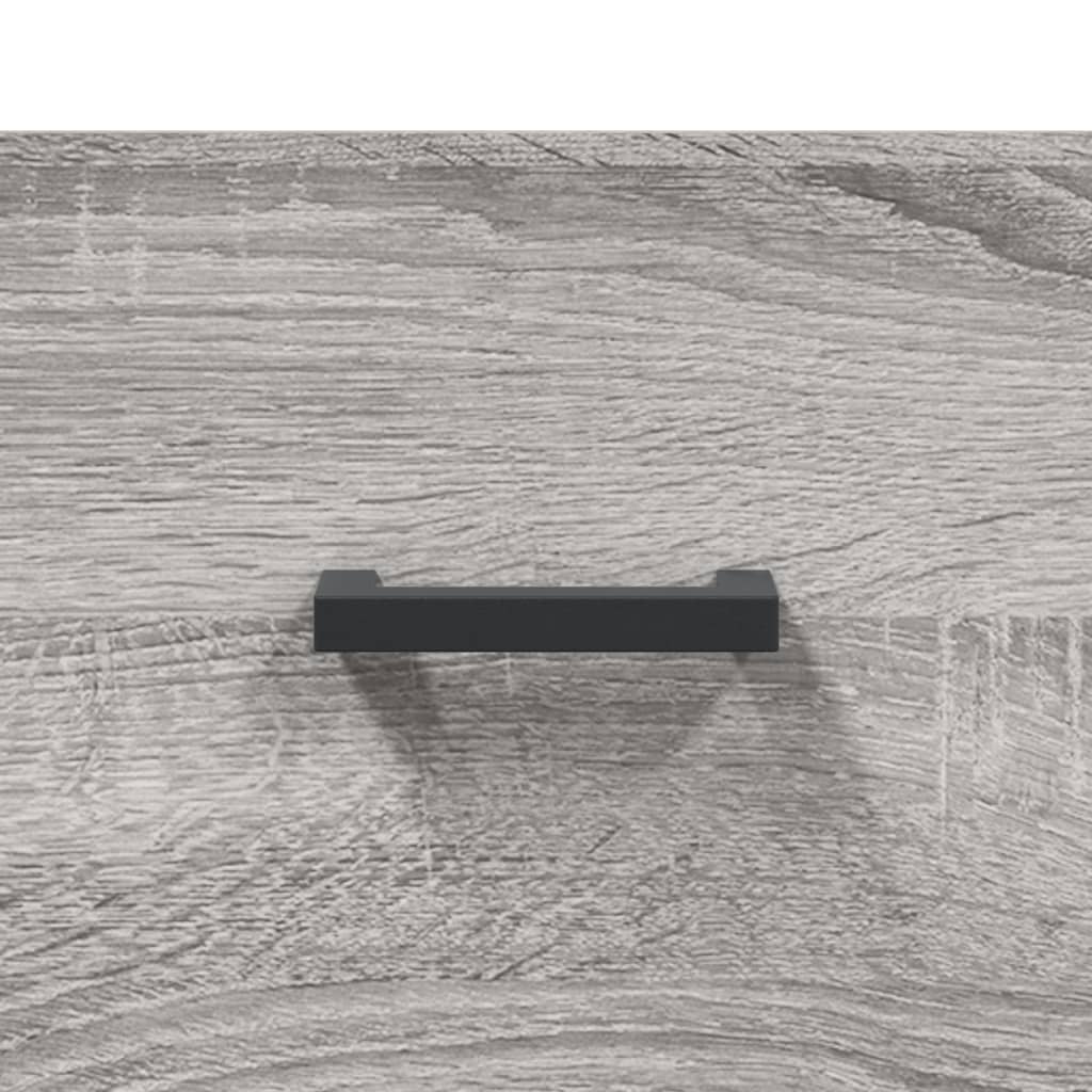Dulap de perete, gri sonoma, 80x36,5x35 cm, lemn compozit - Lando