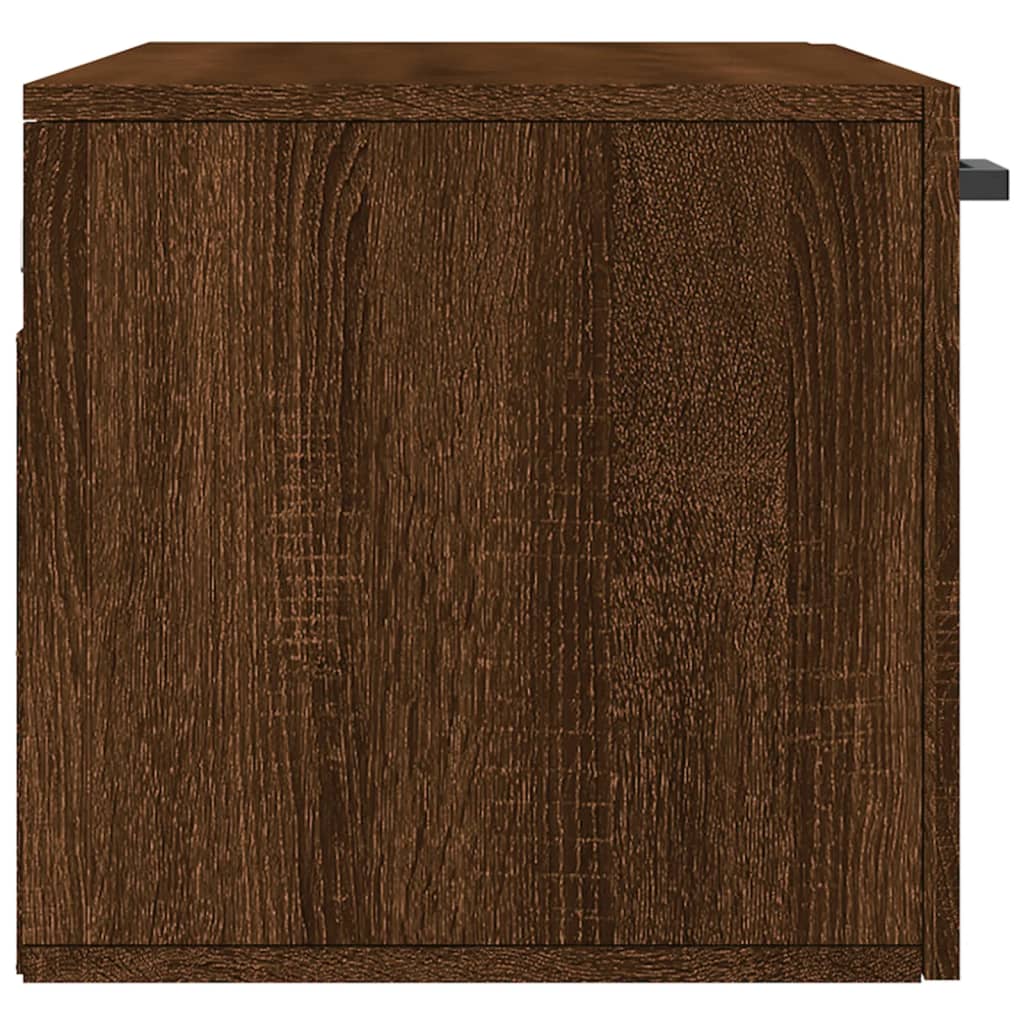 Dulap de perete, stejar maro, 80x36,5x35 cm, lemn compozit - Lando