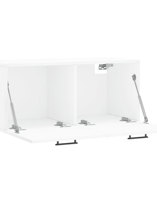 Încărcați imaginea în vizualizatorul Galerie, Dulap de perete, alb, 80x36,5x35 cm, lemn compozit - Lando
