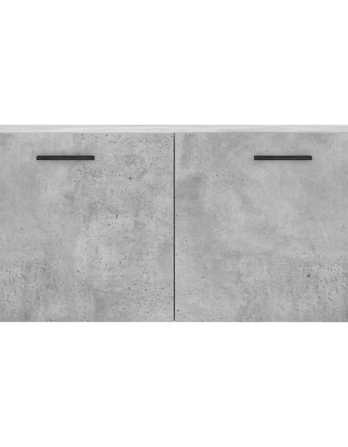 Загрузите изображение в средство просмотра галереи, Dulap de perete, gri beton, 80x36,5x35 cm, lemn compozit - Lando

