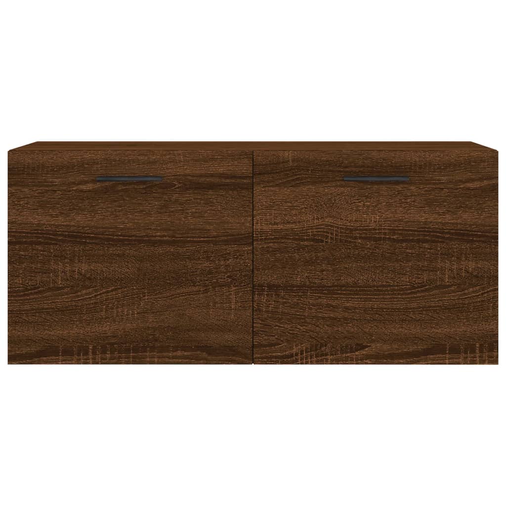 Dulap de perete, stejar maro, 80x36,5x35 cm, lemn compozit - Lando