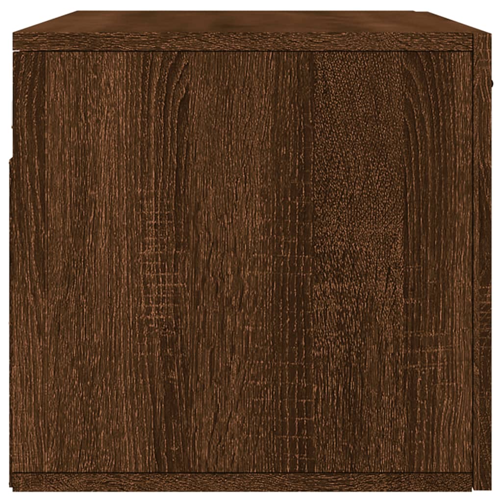 Dulap de perete, stejar maro, 80x36,5x35 cm, lemn compozit - Lando