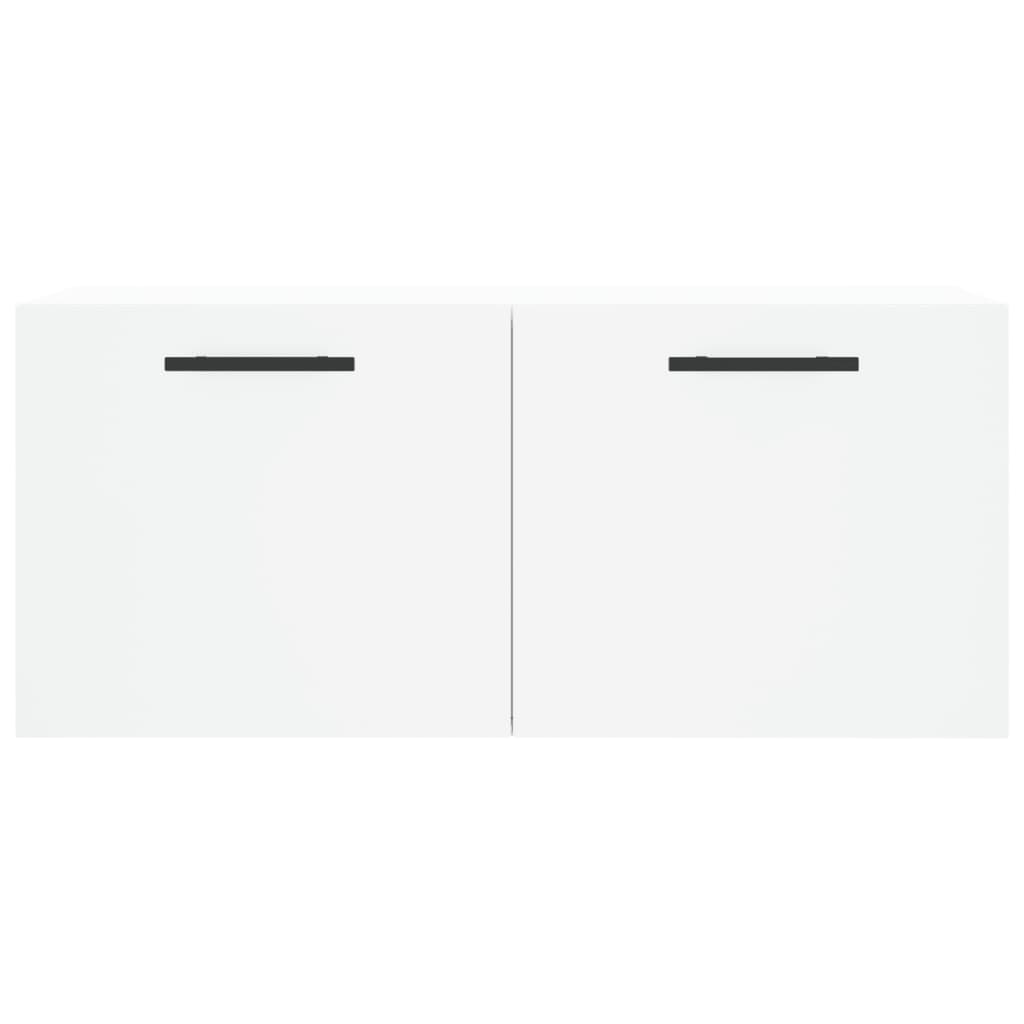 Dulap de perete, alb, 80x36,5x35 cm, lemn compozit - Lando