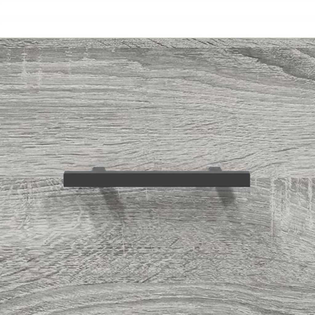 Dulap de perete, gri sonoma, 80x36,5x35 cm, lemn compozit - Lando
