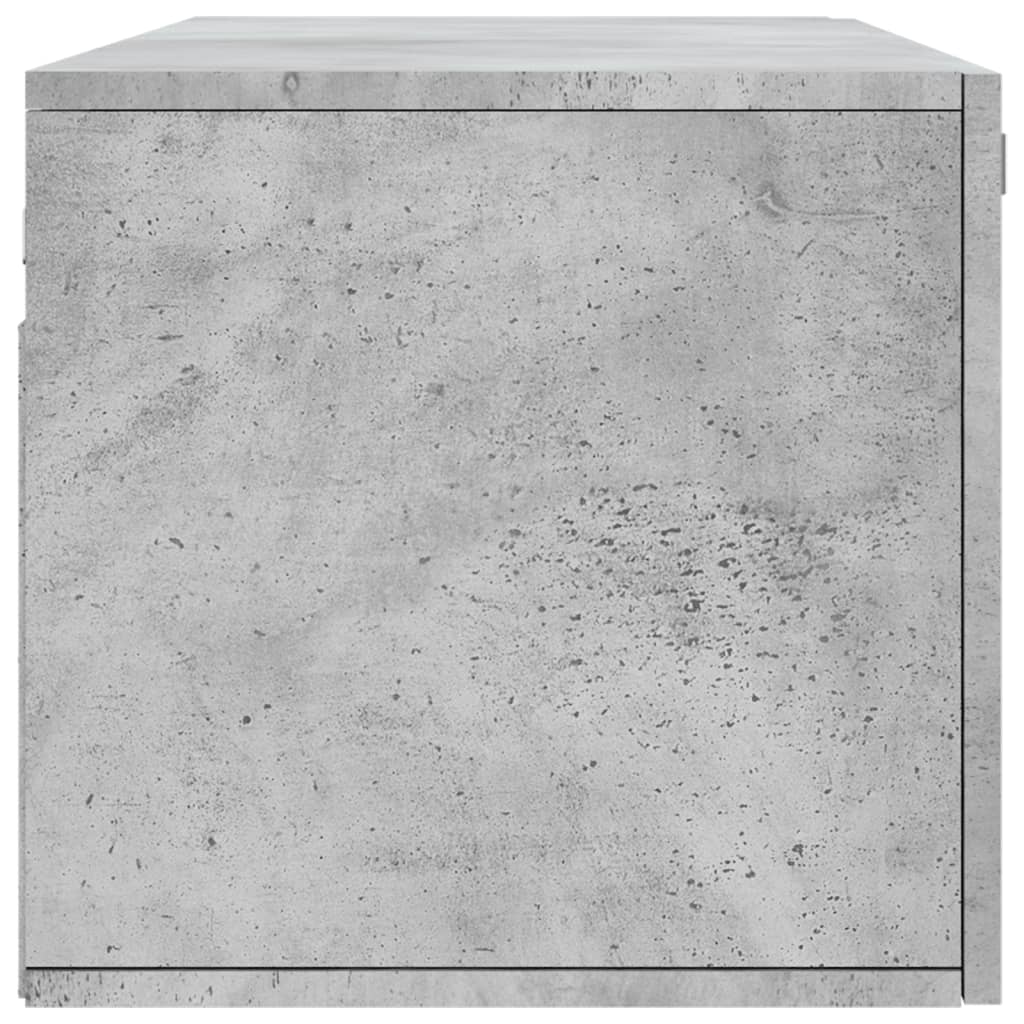 Dulap de perete, gri beton, 100x36,5x35 cm, lemn prelucrat - Lando