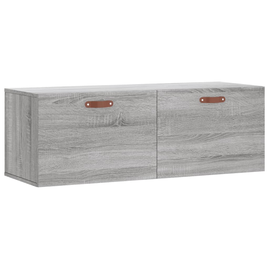 Dulap de perete, gri sonoma, 100x36,5x35 cm, lemn prelucrat - Lando