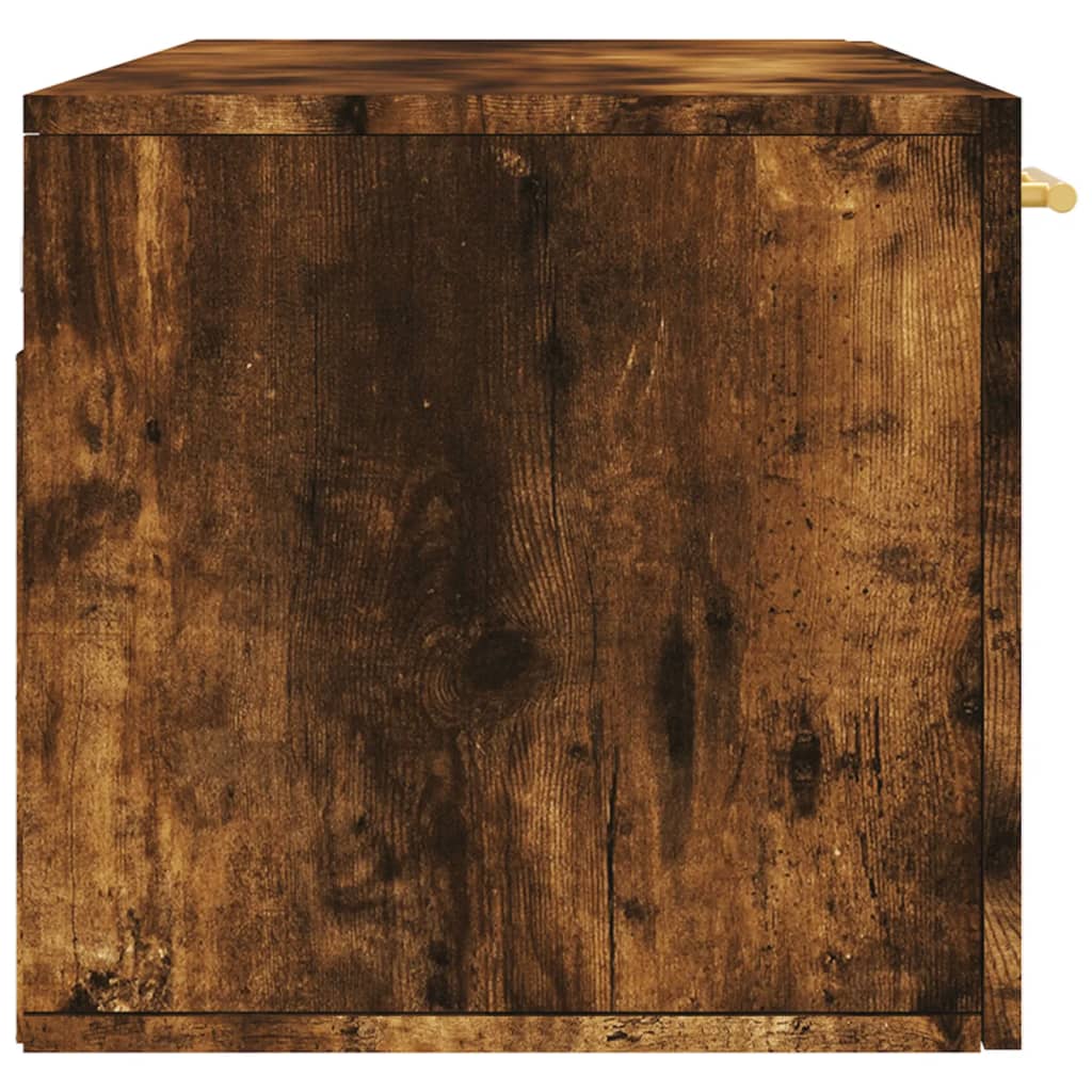 Dulap de perete, stejar fumuriu, 100x36,5x35 cm, lemn prelucrat - Lando