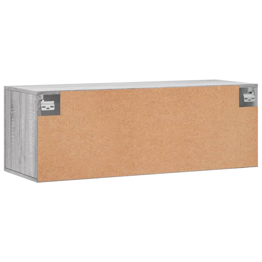 Dulap de perete, gri sonoma, 100x36,5x35 cm, lemn prelucrat - Lando