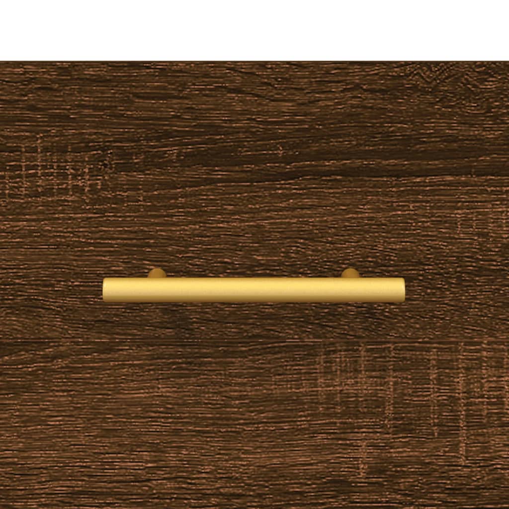 Dulap de perete, stejar maro, 100x36,5x35 cm, lemn prelucrat - Lando