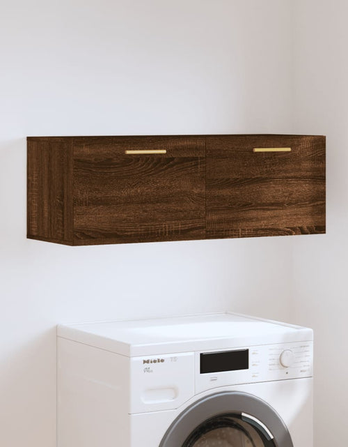 Încărcați imaginea în vizualizatorul Galerie, Dulap de perete, stejar maro, 100x36,5x35 cm, lemn prelucrat - Lando
