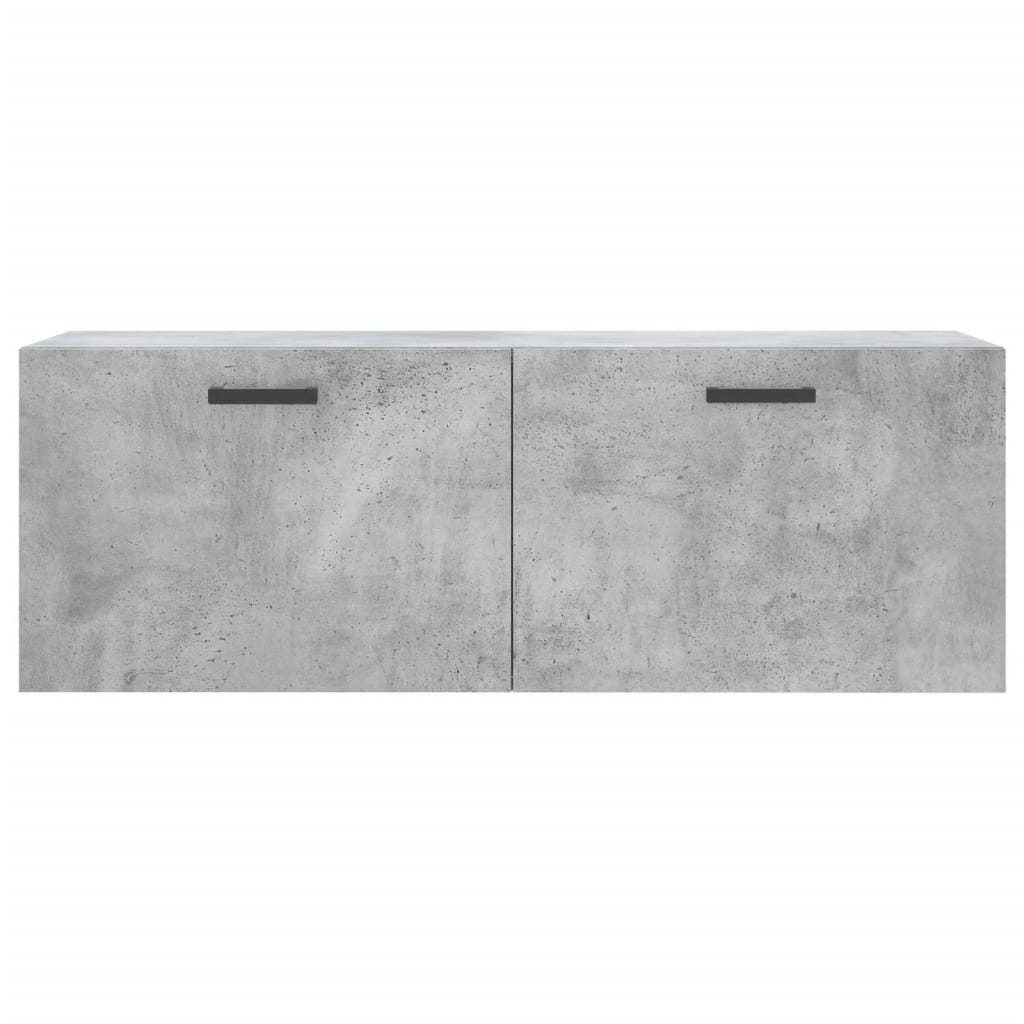 Dulap de perete, gri beton, 100x36,5x35 cm, lemn prelucrat - Lando