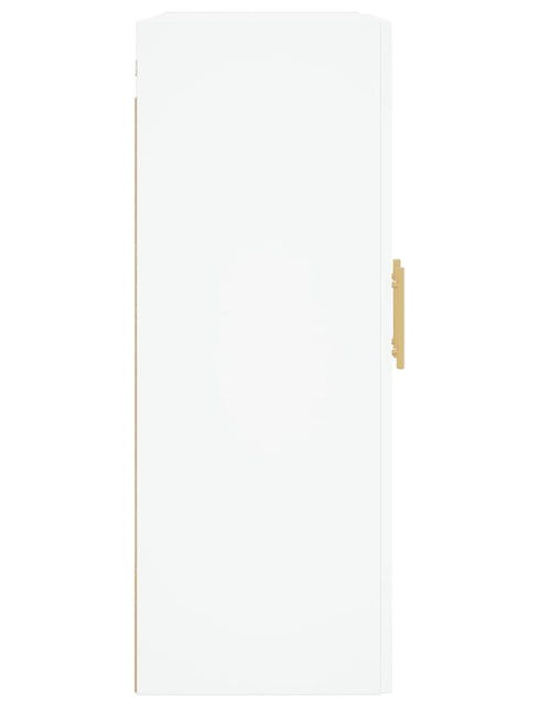 Загрузите изображение в средство просмотра галереи, Dulap montat pe perete, alb, 69,5x34x90 cm, lemn prelucrat Lando - Lando
