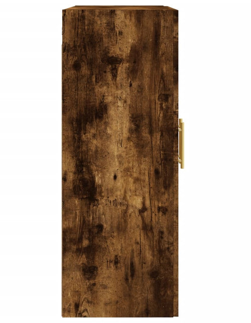 Загрузите изображение в средство просмотра галереи, Dulap pe perete, stejar afumat, 69,5x34x90 cm, lemn prelucrat Lando - Lando
