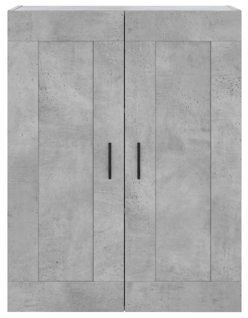 Загрузите изображение в средство просмотра галереи, Dulap pe perete, gri beton, 69,5x34x90 cm, lemn prelucrat Lando - Lando
