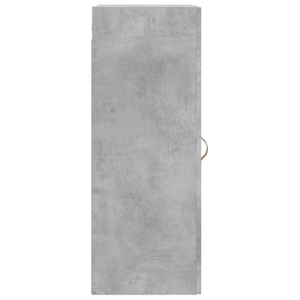 Dulap de perete, gri beton, 34,5x34x90 cm, lemn prelucrat Lando - Lando