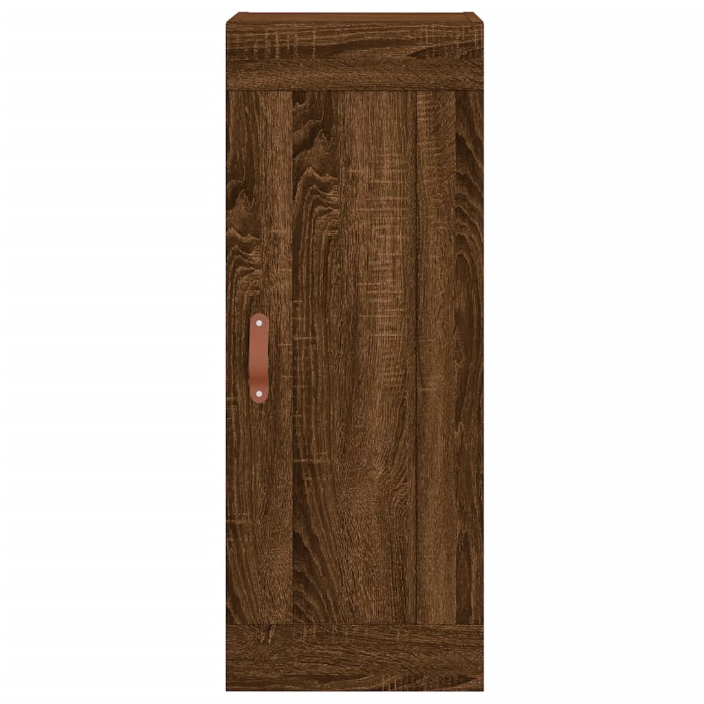 Dulap de perete, maro stejar, 34,5x34x90 cm, lemn prelucrat Lando - Lando