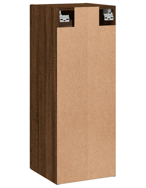 Încărcați imaginea în vizualizatorul Galerie, Dulap de perete, maro stejar, 34,5x34x90 cm, lemn prelucrat Lando - Lando
