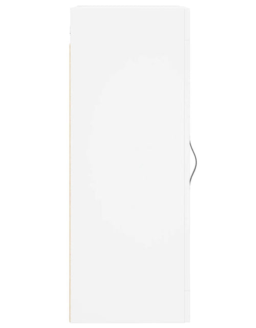 Încărcați imaginea în vizualizatorul Galerie, Dulap de perete, alb, 34,5x34x90 cm, lemn prelucrat Lando - Lando
