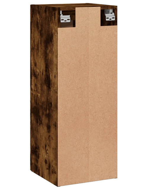 Încărcați imaginea în vizualizatorul Galerie, Dulap de perete, stejar fumuriu, 34,5x34x90 cm, lemn prelucrat Lando - Lando
