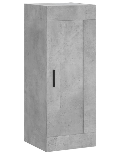 Загрузите изображение в средство просмотра галереи, Dulap de perete, gri beton, 34,5x34x90 cm, lemn prelucrat Lando - Lando
