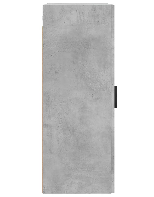 Încărcați imaginea în vizualizatorul Galerie, Dulap de perete, gri beton, 34,5x34x90 cm, lemn prelucrat Lando - Lando
