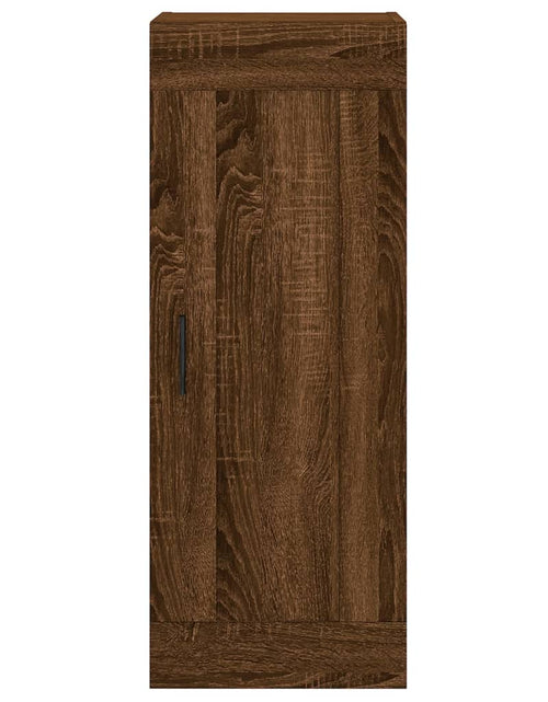 Încărcați imaginea în vizualizatorul Galerie, Dulap de perete, maro stejar, 34,5x34x90 cm, lemn prelucrat Lando - Lando
