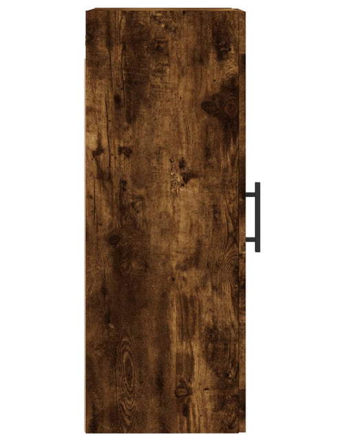 Încărcați imaginea în vizualizatorul Galerie, Dulap de perete, stejar fumuriu, 34,5x34x90 cm, lemn prelucrat Lando - Lando
