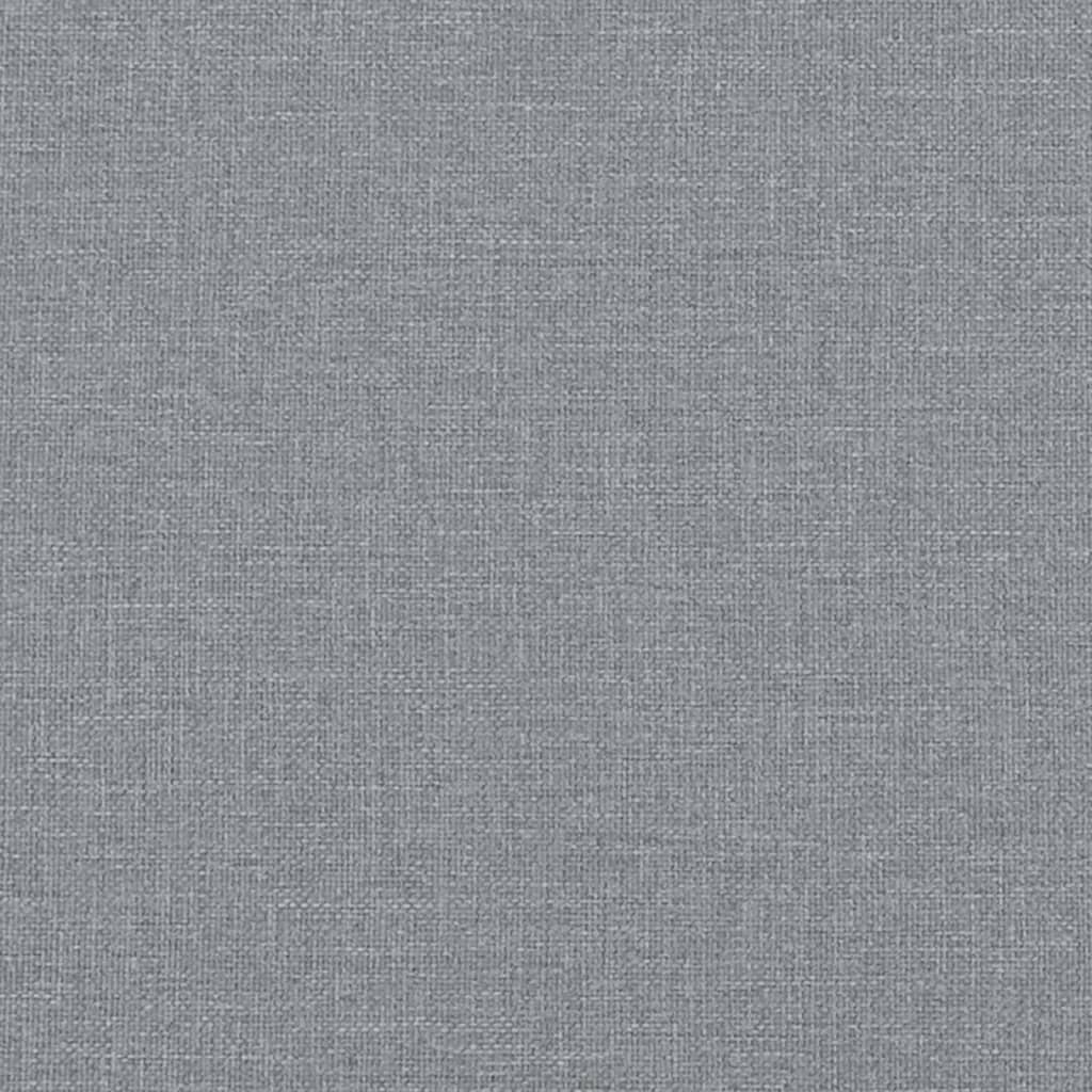 Cadru de pat, gri deschis, 80x200 cm, material textil - Lando