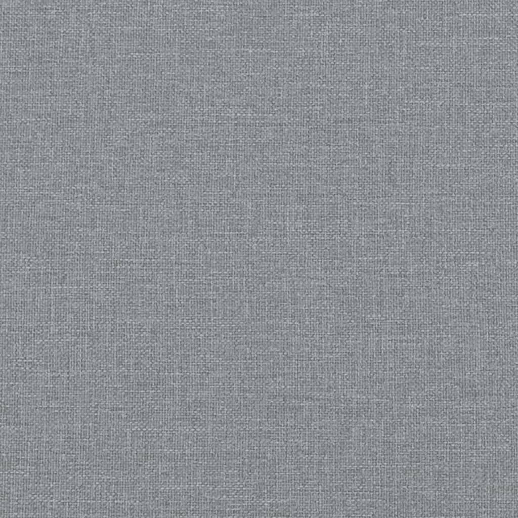 Cadru de pat, gri deschis, 100 x 200 cm, material textil - Lando
