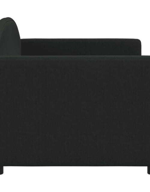 Încărcați imaginea în vizualizatorul Galerie, Pat de zi, negru, 80x200 cm, material textil - Lando
