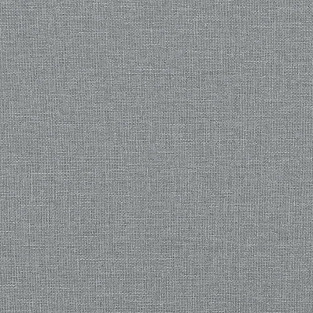 Cadru de pat, gri deschis, 80x200 cm, material textil - Lando