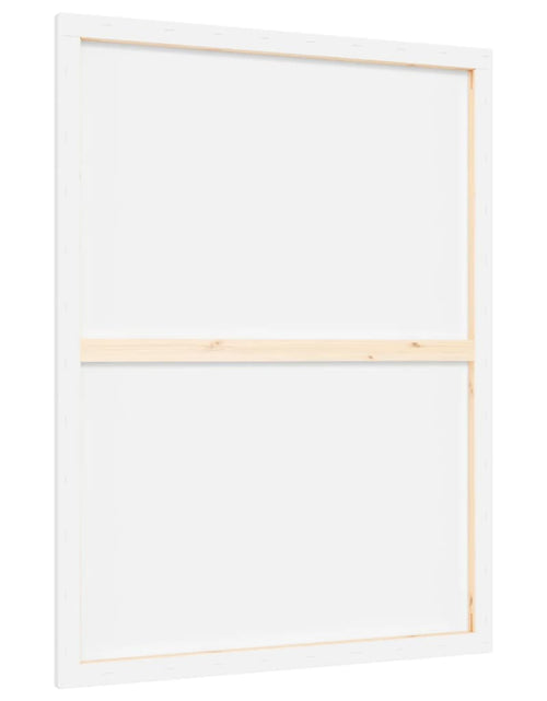 Încărcați imaginea în vizualizatorul Galerie, Pânze întinse, 12 buc., alb, țesătură și lemn masiv pin Lando - Lando
